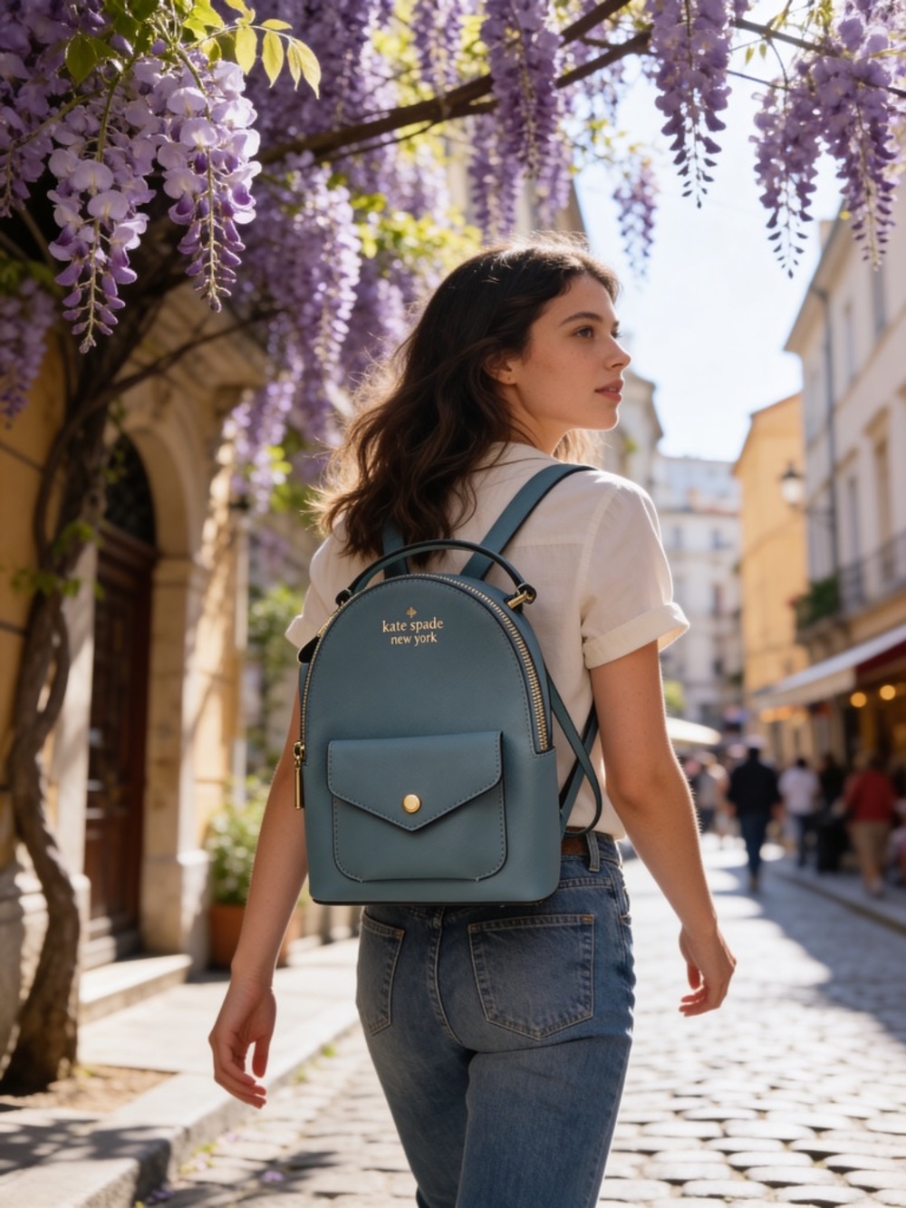 Kate Spade Teal Mini Backpack